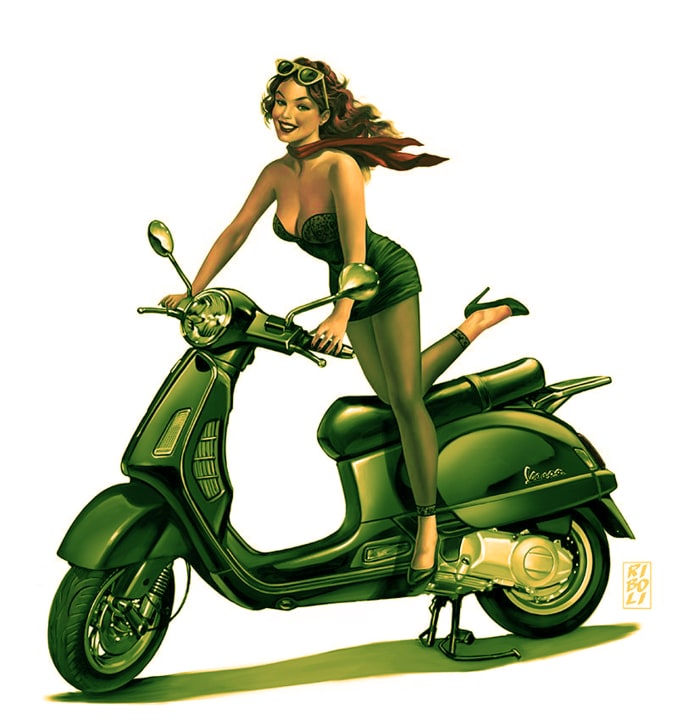 Sexy Pin Up Girl Illustration By Abdul Warith Fiverr
