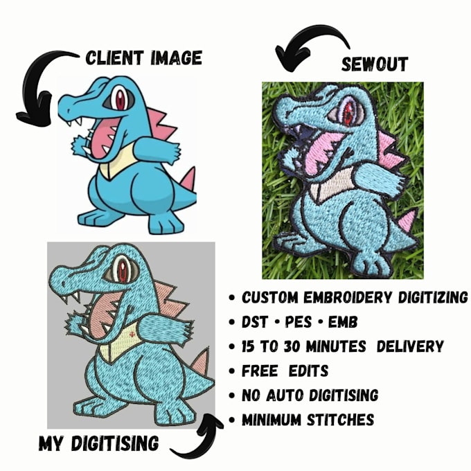 do machine embroidery files emb, pes, dst and more