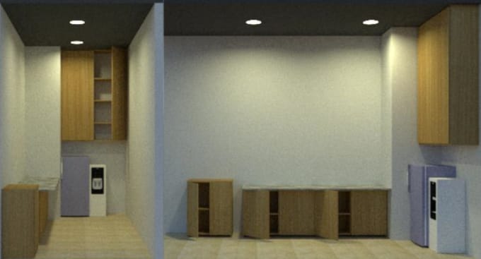 3d Drawing Design Work Plus Rendering For Interior Design By
