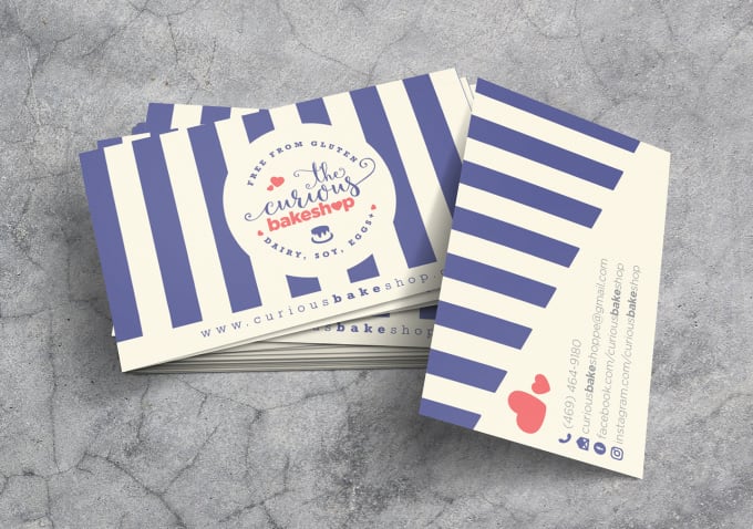 I will design a custom business card