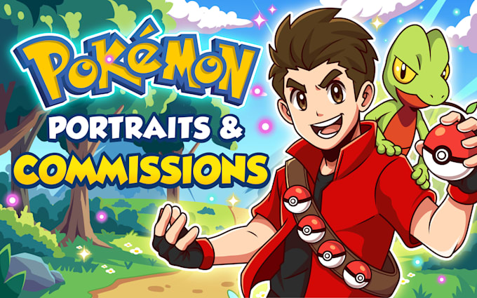 draw you as a custom pokemon trainer with your team