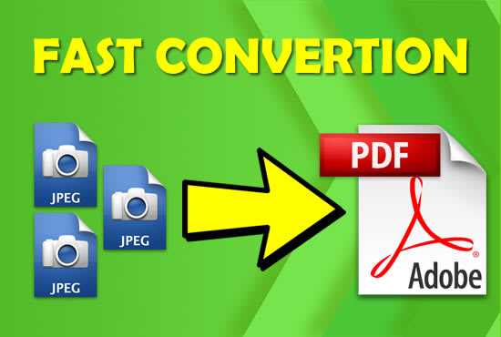 Convert jpg files to pdf file by Grachov | Fiverr