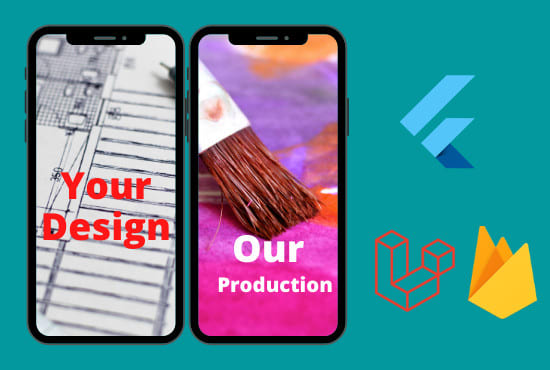 create an app for android and ios using flutter and API