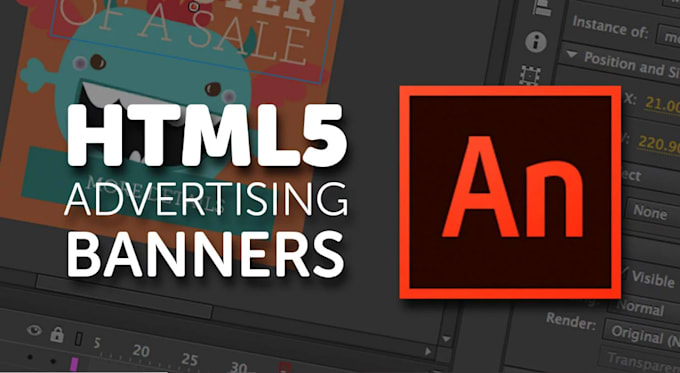 design html 5 static and GIF google ad banners