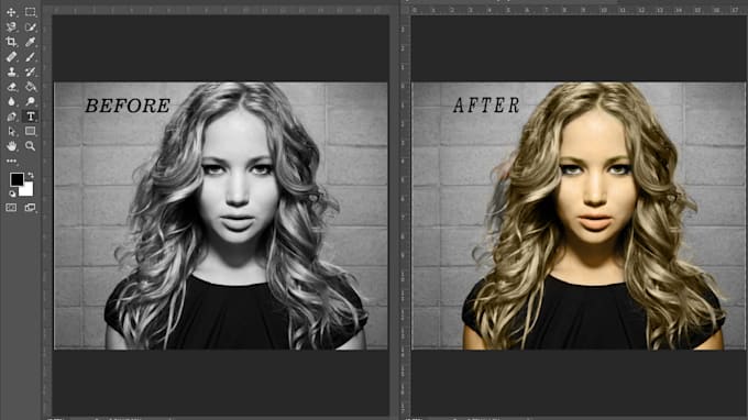 do image restoration, retouching, color correction, colorize