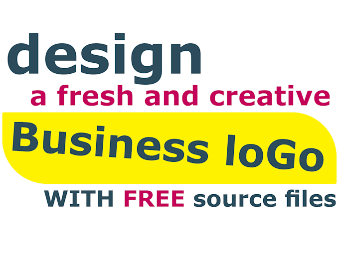 Design a fresh creative business logo with free source files by