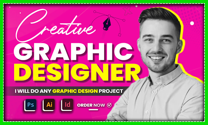 I will do any kind of graphic design work with vector file