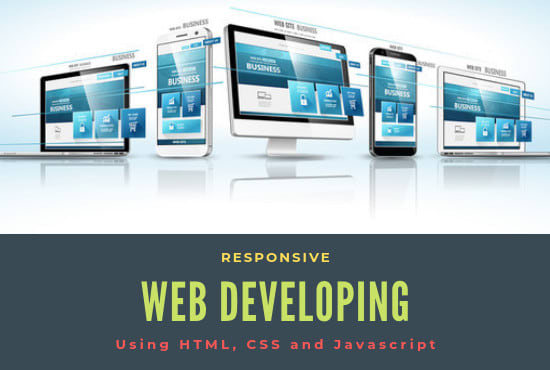 Develop responsive web page using html and css by Hananbaig11 | Fiverr