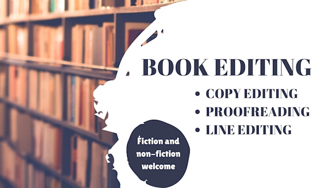 copy edit and proofread your book