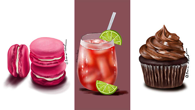 draw realistic artwork for you
