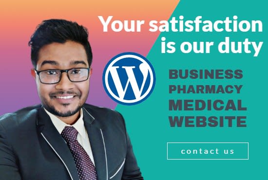 create medical pharmacy healthcare website