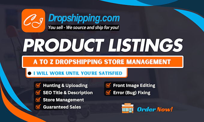 do cj dropshipping to ebay, amazon, shopify, etsy, tiktok, fb listings