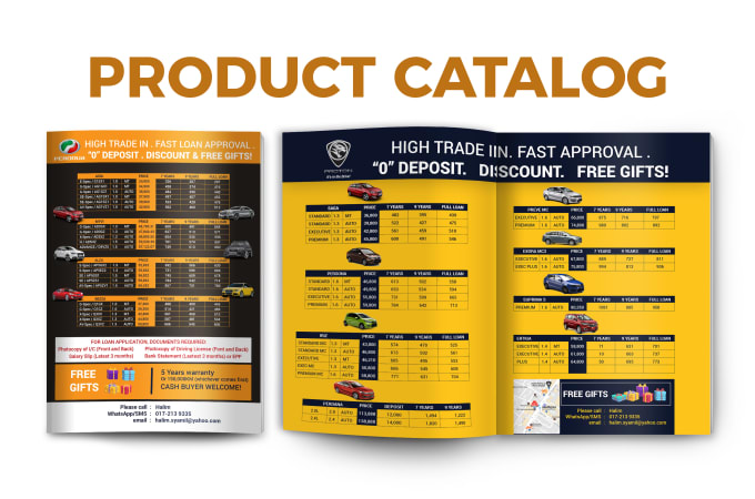 Hire a freelancer to do a professional product catalog design