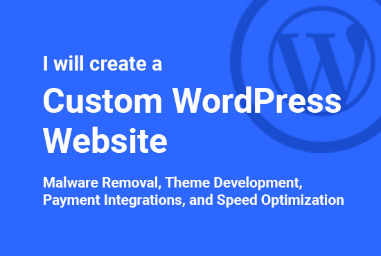 build customize wordpress website