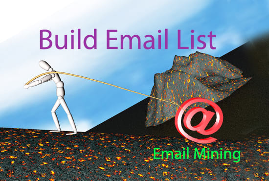 build email lists, create contact lists, harvest emails, company research