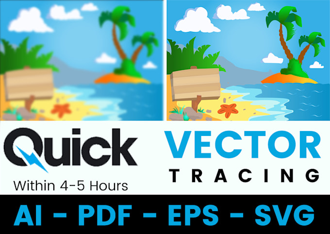 convert manually anything from raster to vector