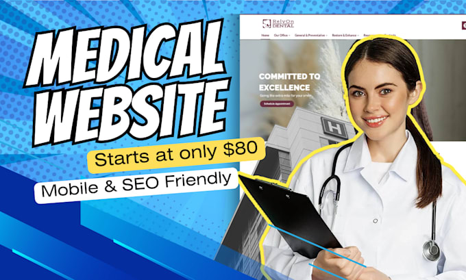 professional medical, doctor,healthcare,veterinary, dental clinic website design
