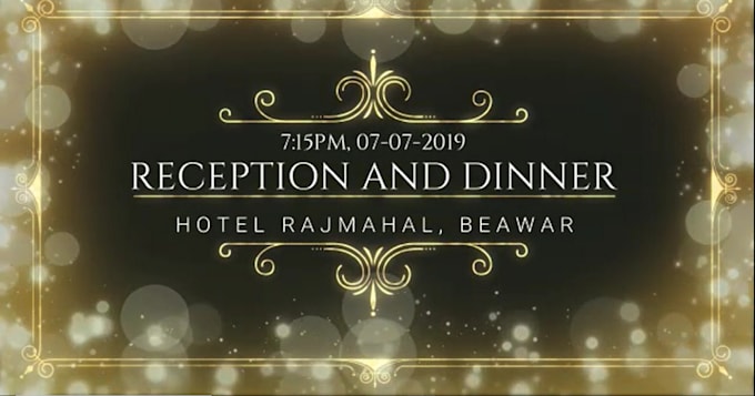 create a beautiful wedding invitation video