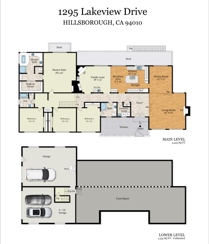 Create 2d Colored Floor Plan By Huyenarct Fiverr