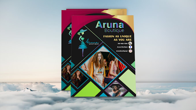 professionally design a flyer or poster