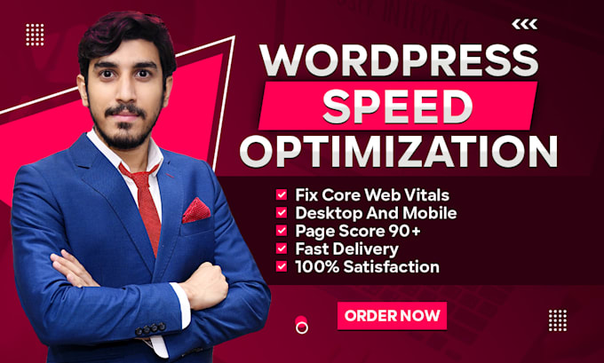 do wordpress website speed optimization, fix core web vitals