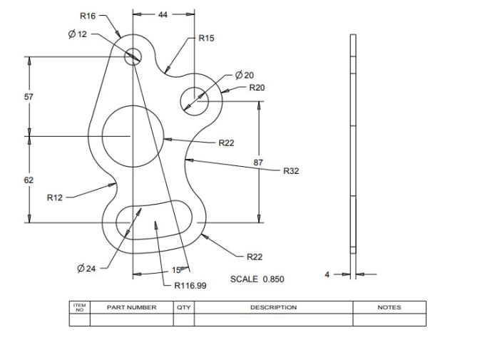 Convert 3d Part Into 2d Drawing And Dwg Into Part By Mrshohaib