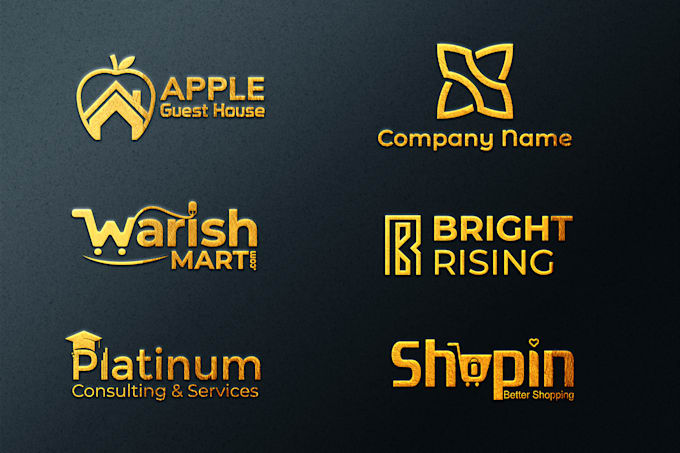design custom unique minimal logo for your brand