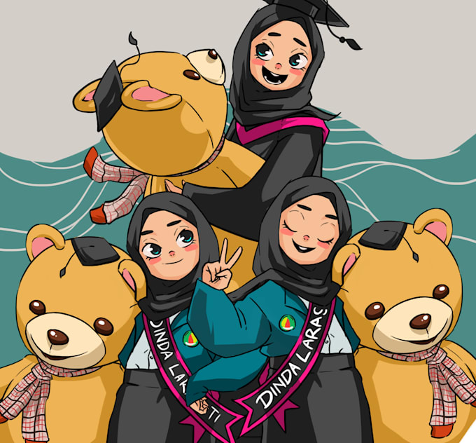 design awesome animals, human emoticon, stickers, mascot