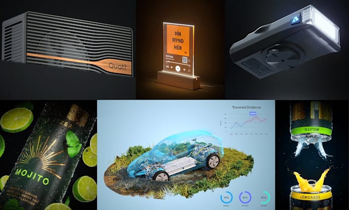 create 3d product animation videos for your product