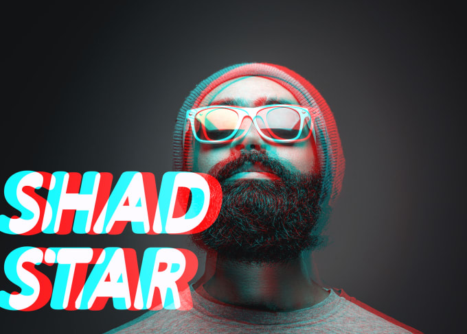 Made Best 3d Glases Anaglyph Effect Image And Text By Designechies58