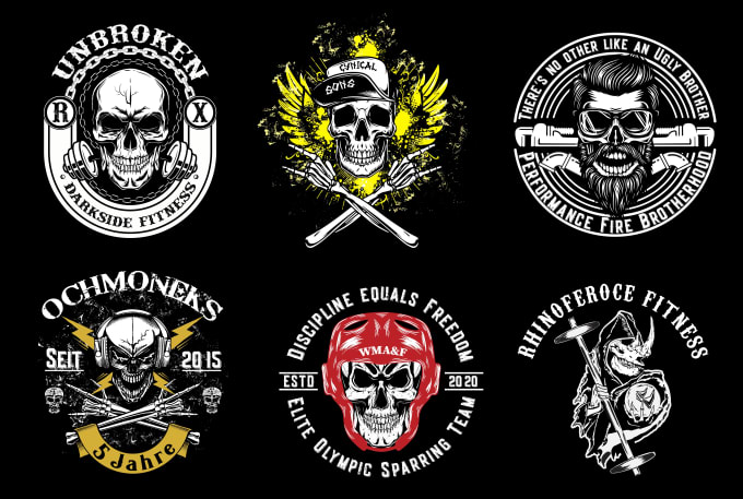 skull t shirt design