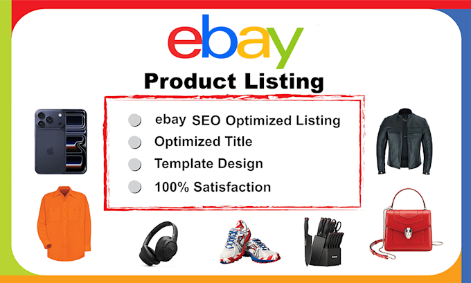 do ebay listing, ebay product listing, ebay lister, ebay product upload