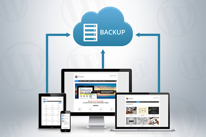 do website migration, transfer domain, manual backup restore, clone wordpress