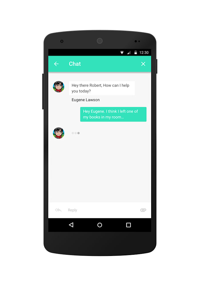 create android chat app with backend
