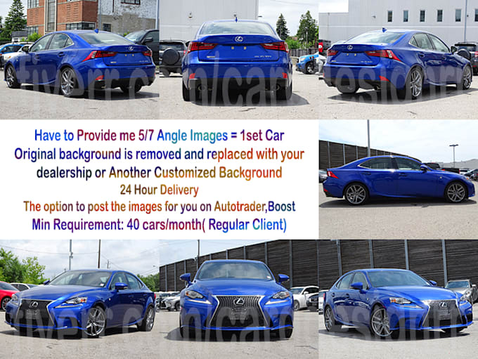 do car photo editing for your dealership