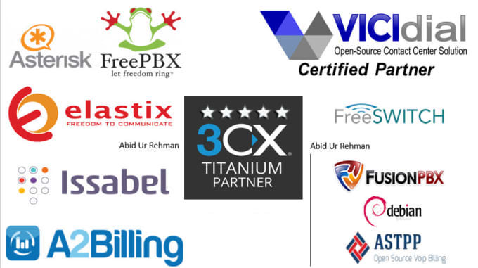 install and configure asterisk , freeswitch , astpp webrtc voip servers
