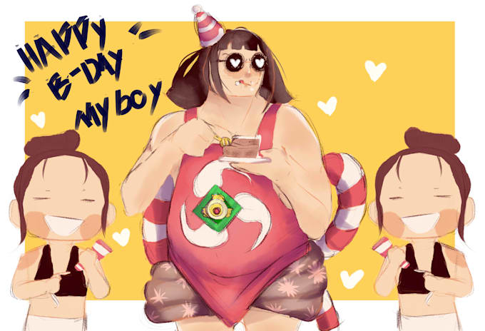 make a fanart for you