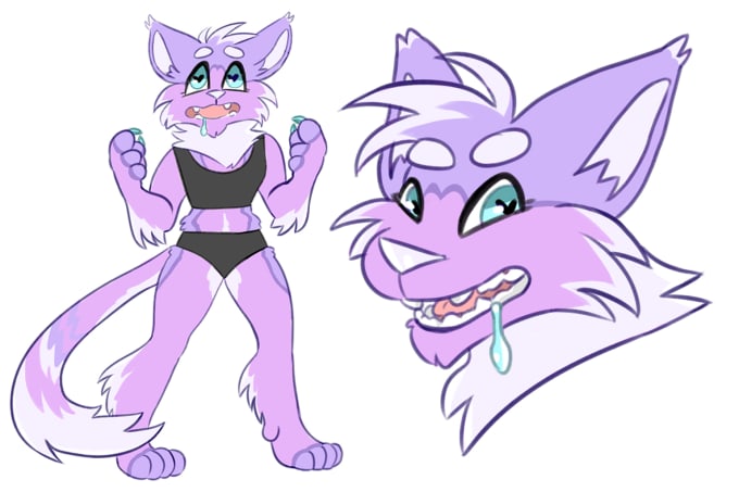 Design A Anime Cartoon Or Anthro Style Character By Sneezyswan