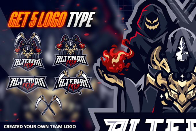 design professional esports logo mascot gaming team
