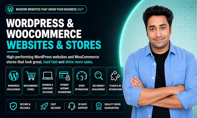 build modern wordpress websites and ecommerce stores