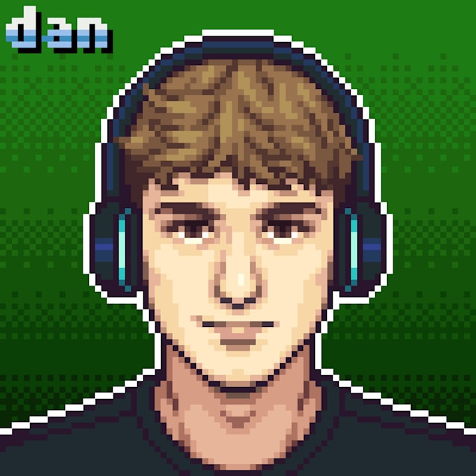 create a pixel art avatar for your youtube or twitch channel