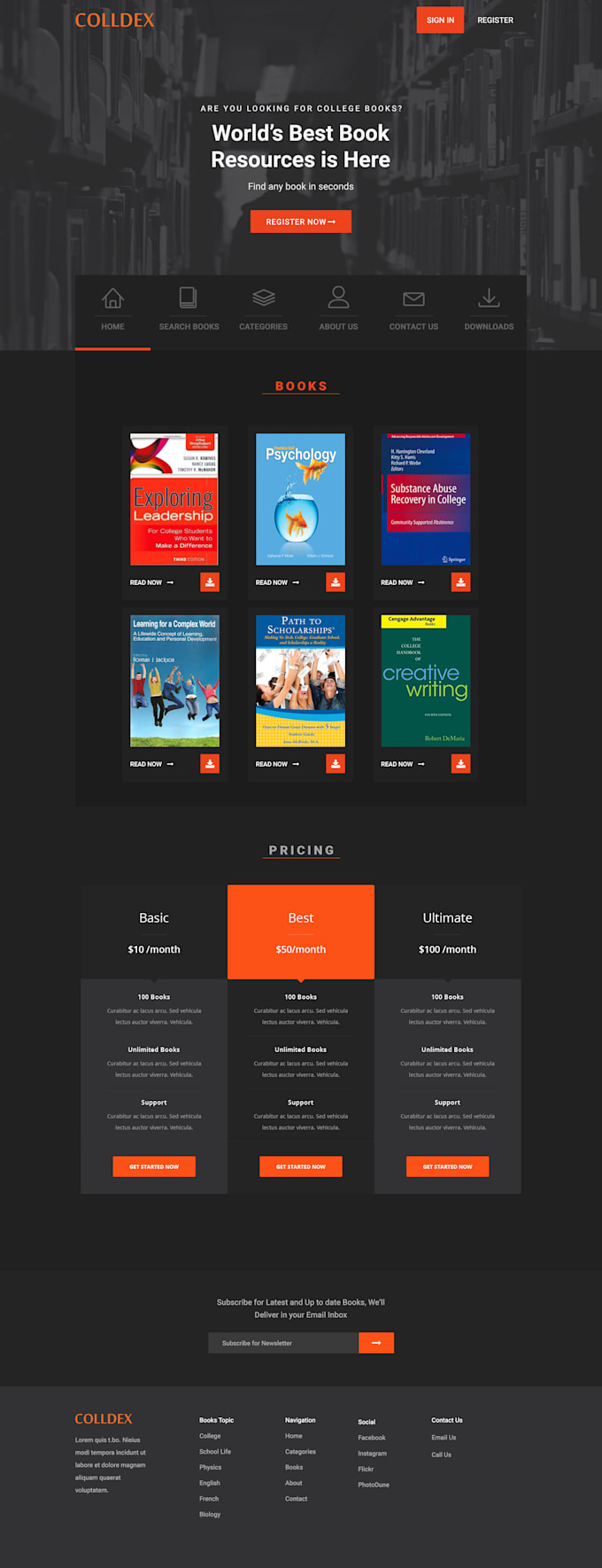 Design a responsive website in html and css by Creativeirfan01 | Fiverr