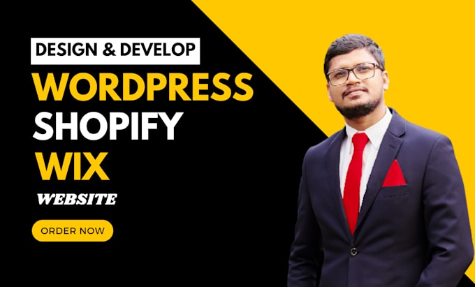 design and develop a professional website with shopify