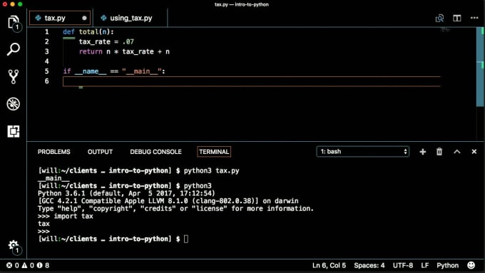 Develop a small python console app by Aanthime