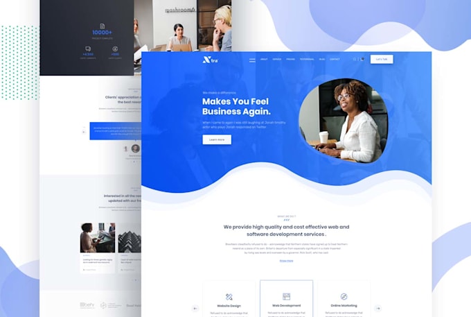 Design Clean And Modelan Landing Page For Your Business By Mashokkhan Fiverr