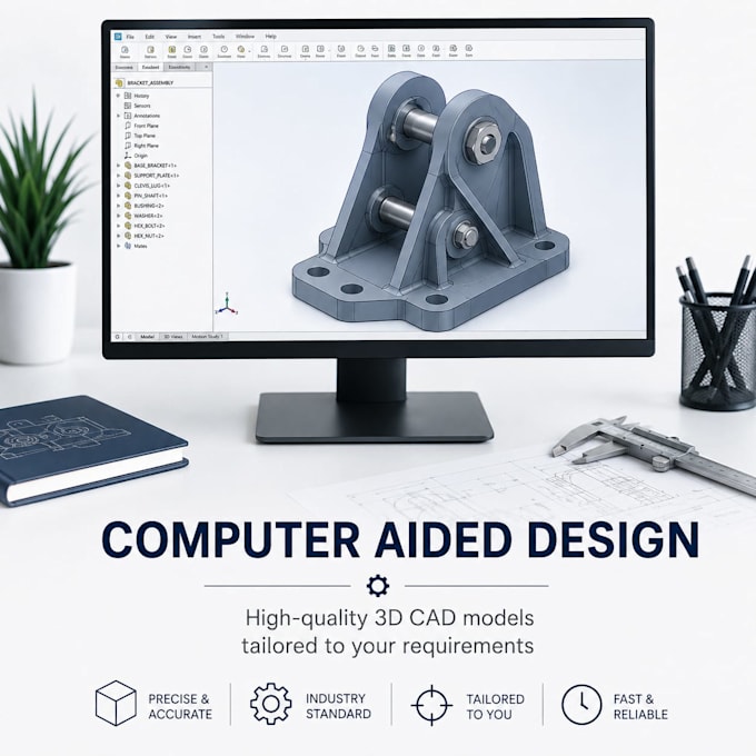 cad model and engineering drawings