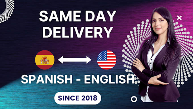 do spanish to english and english to spanish translation