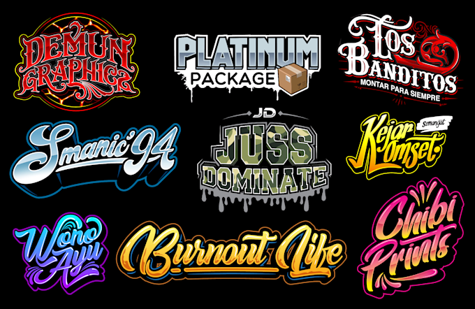 create unique custom typography and tshirt design