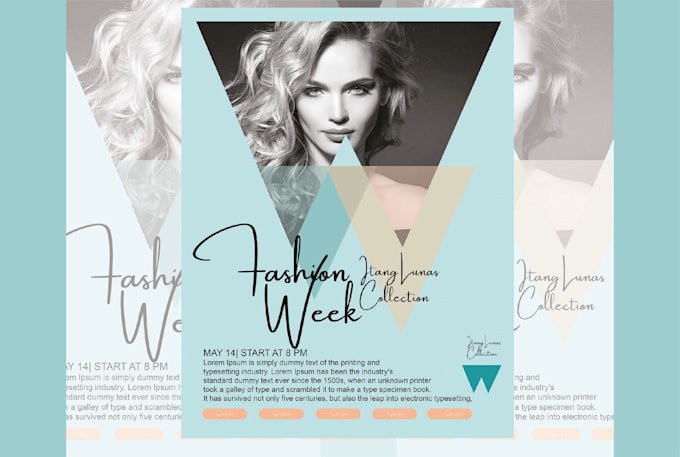 create professional and modern flyer