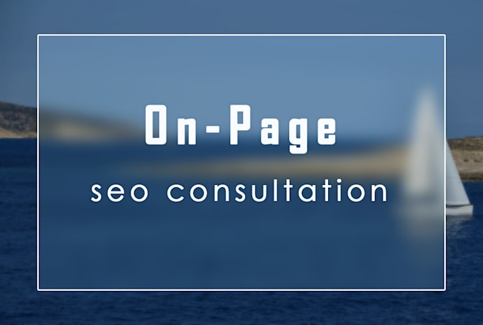 consult about onpage SEO
